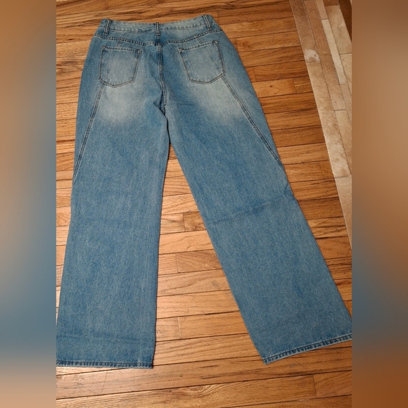 baggy blue jeans size L - Picture 6 of 10